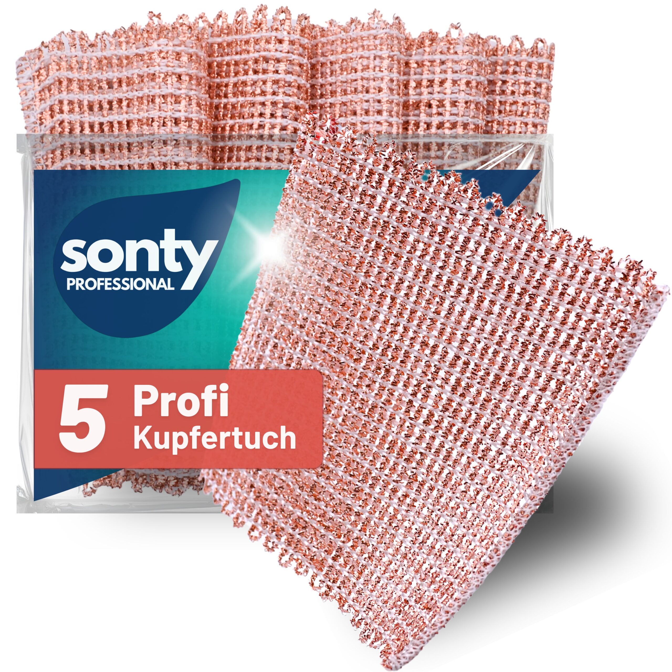 SONTY Kupfertuch aus Österreich
5er / 10er Set – Profi Scheuertuch